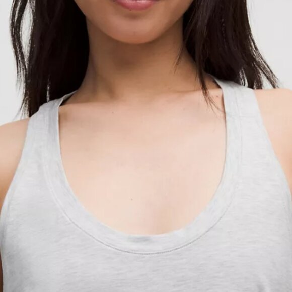Lululemon Love Tank in Heathered Core Ultra Light Grey, Size 6 - Picture 5 of 8